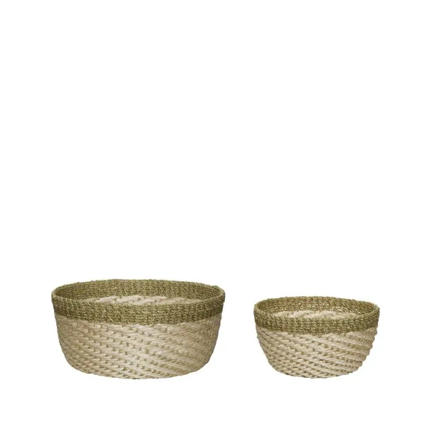 Palm korgar 2-pack, Natur