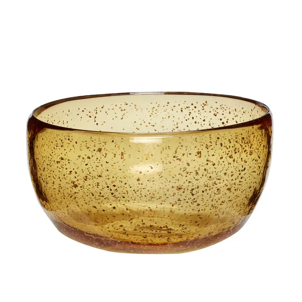 Skål glas amber, Amber