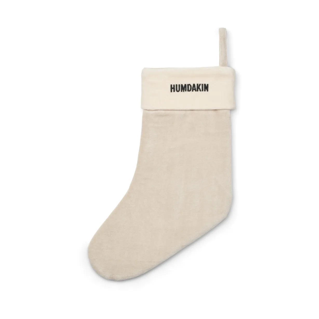 Humdakin Chaussette de Noël Humdakin velvet Light stone