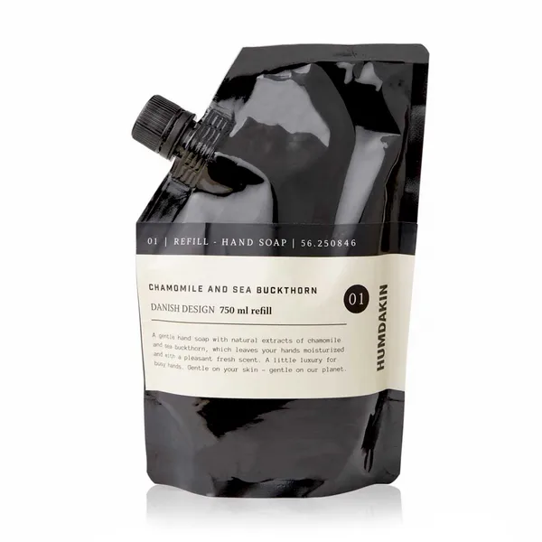 Humdakin handtvål refill 750 ml, Chamomille & sea buckthorn