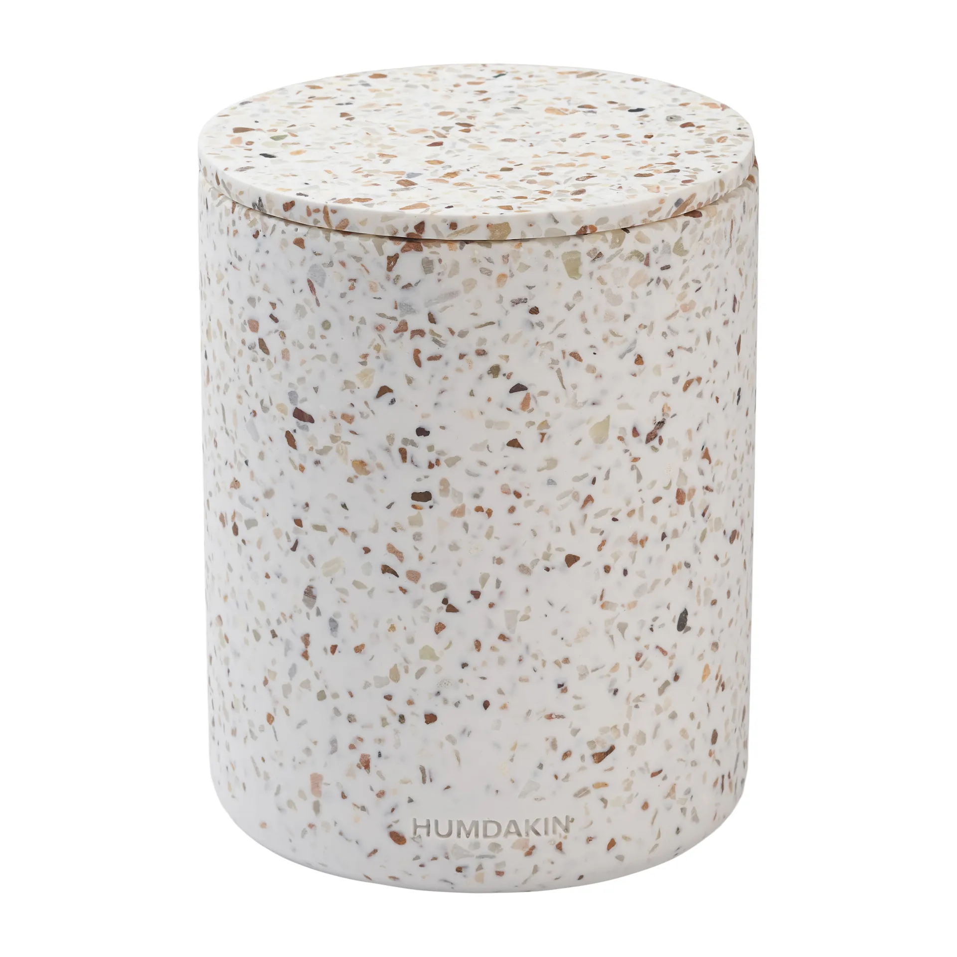 Humdakin Humdakin Terrazzo vase med låg Ø13 cm Red/Beige