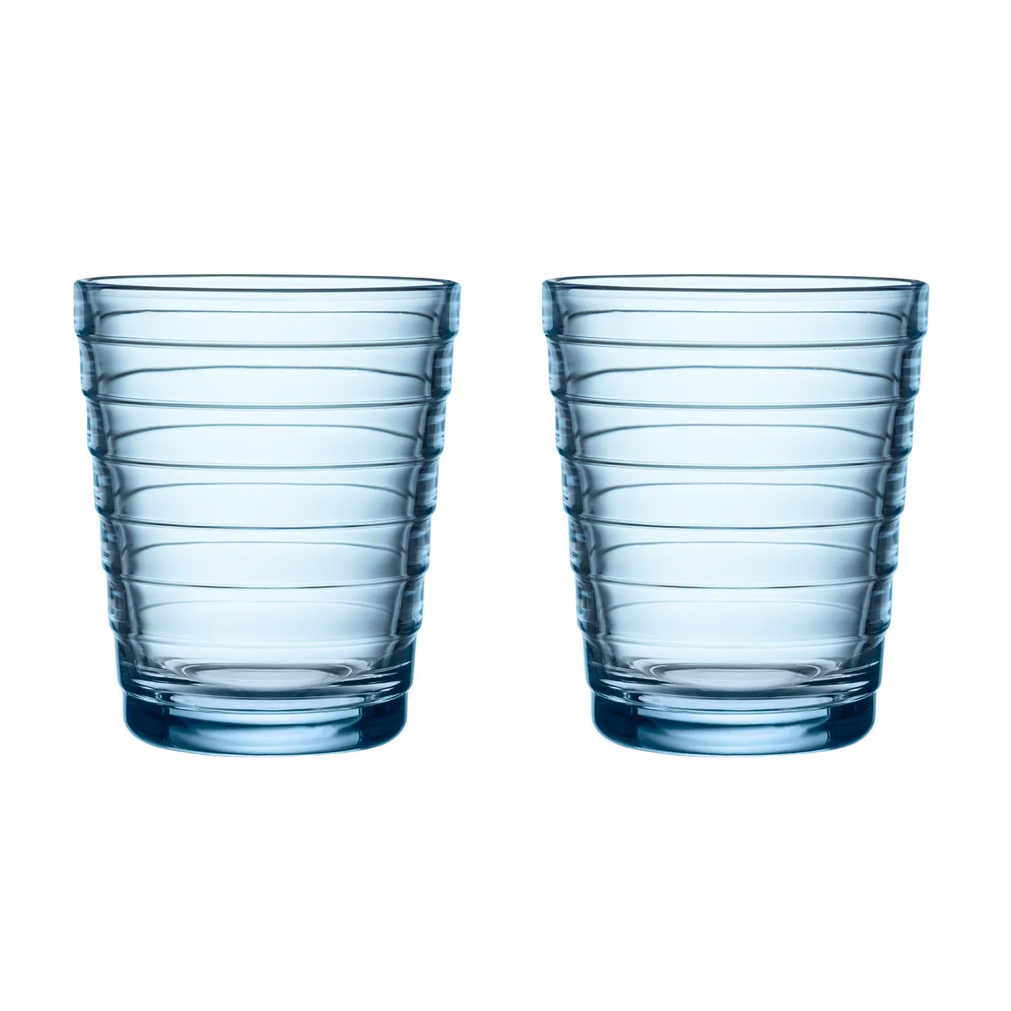 Iittala Aino Aalto vannglass 2-pack 22 cl Aqua