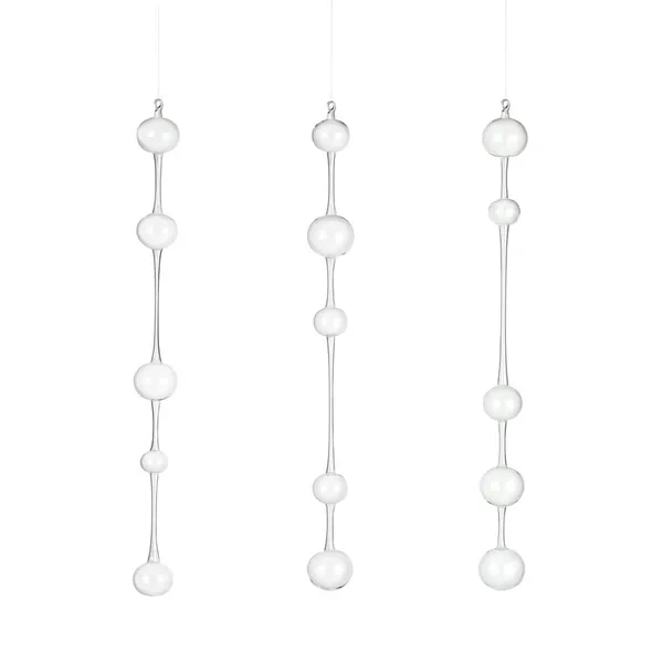 Ateenan Aamu glasdekoration 3-pack, 63 cm