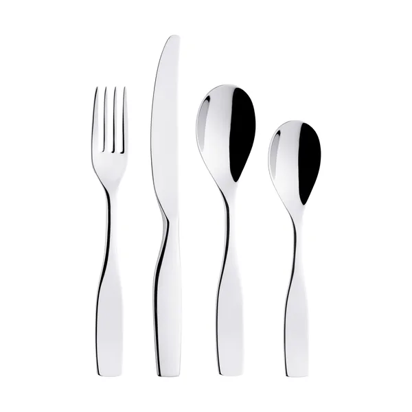 Citterio 98 bestickset 24 delar presentförpackning, Blank rostfritt stål