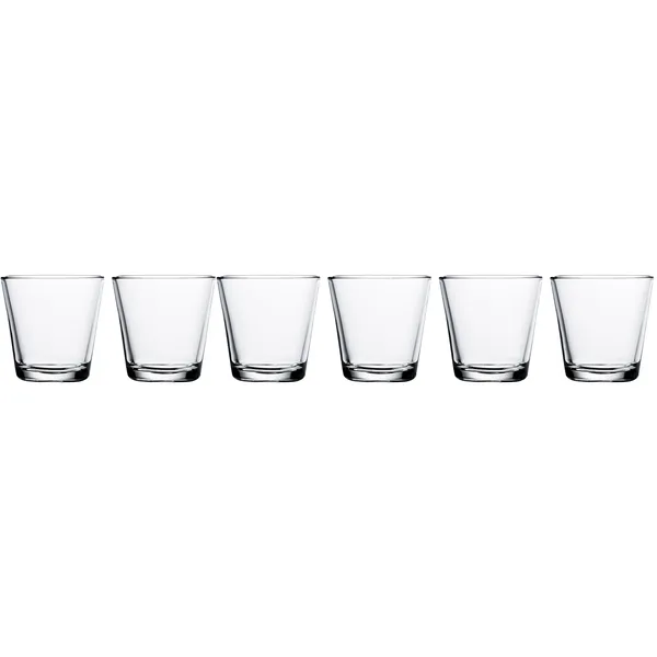Kartio dricksglas 21 cl 6-pack, Klar