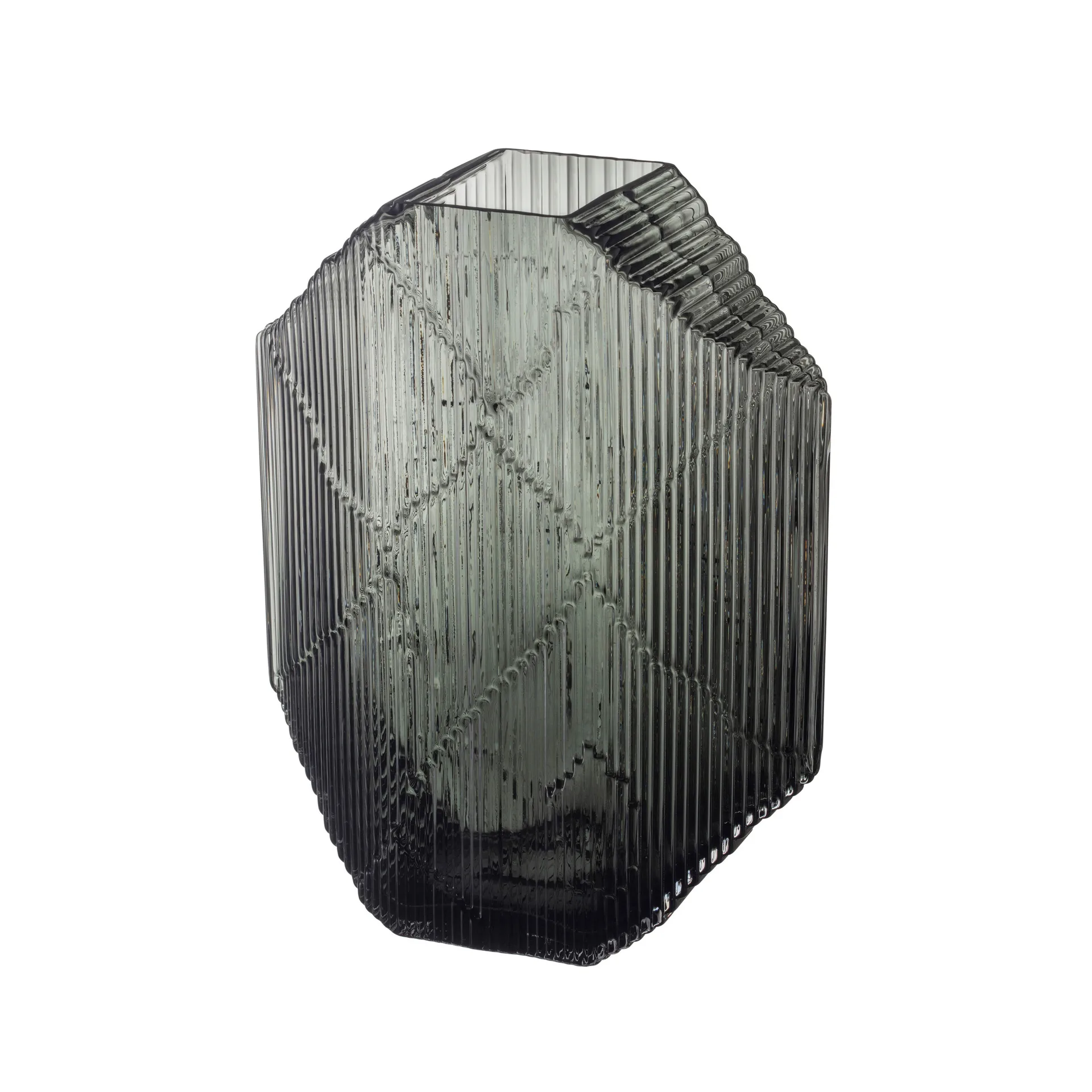 Iittala Kartta glasskulptur 33,5 cm Mørkegrå billede