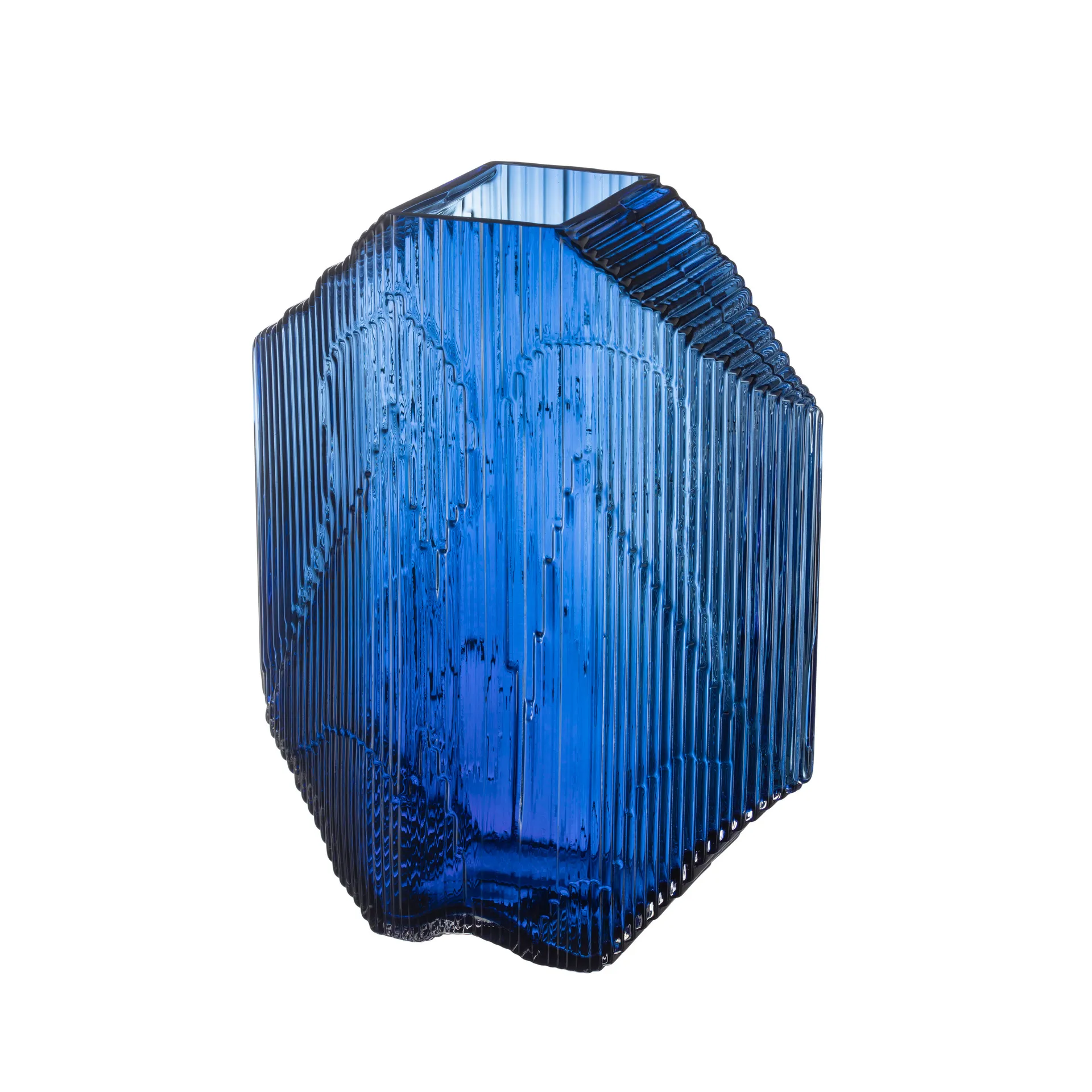 Iittala Kartta glasskulptur 33,5 cm Ultra marineblå billede