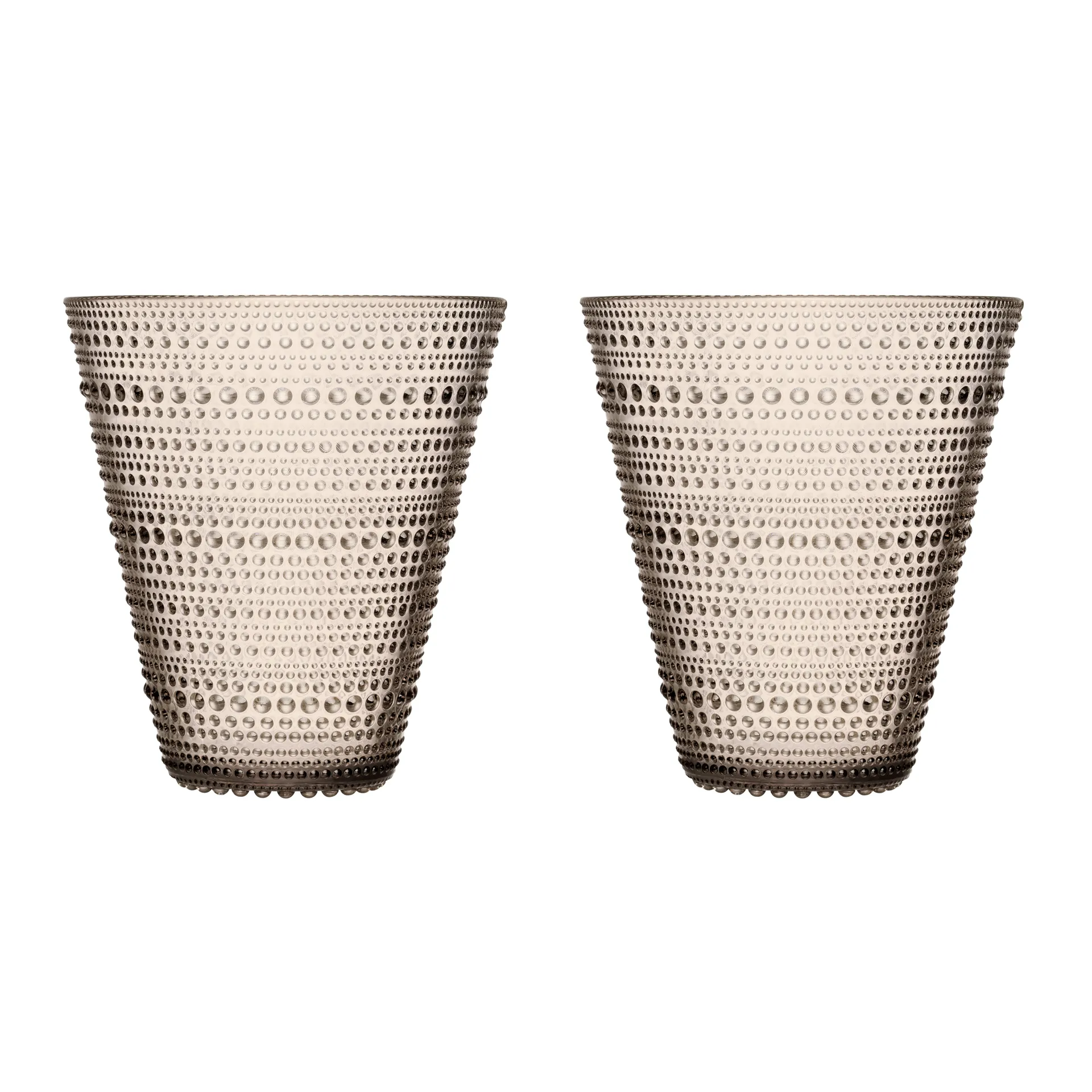 Iittala Kastehelmi glas 30 cl 2 stk Hør