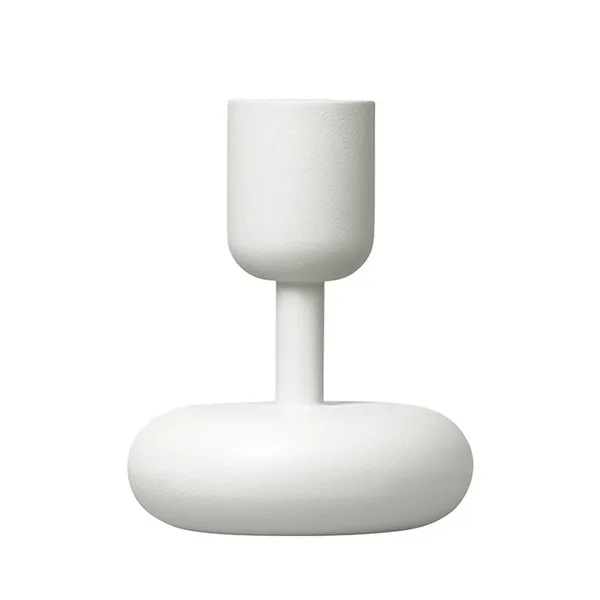 Nappula ljusstake vit, 107 mm