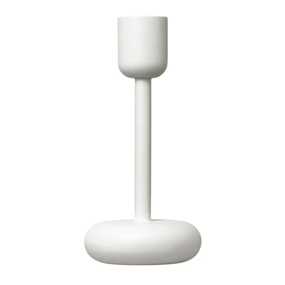 Iittala Nappula lysestage hvid stor 183 mm