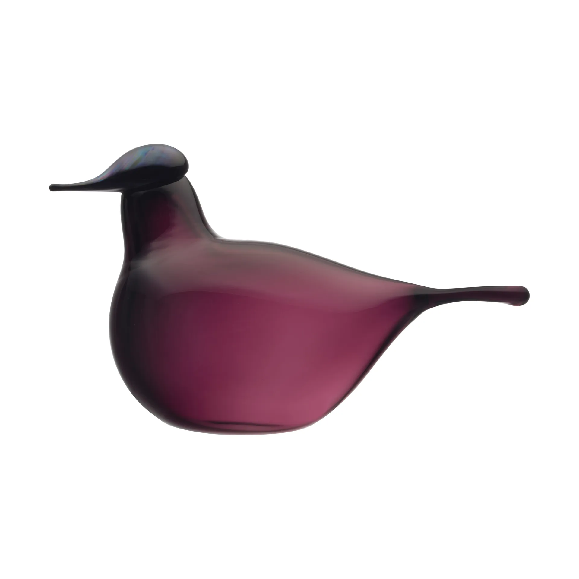 Iittala Oiseau en verre Chiffchaff Violet, cm