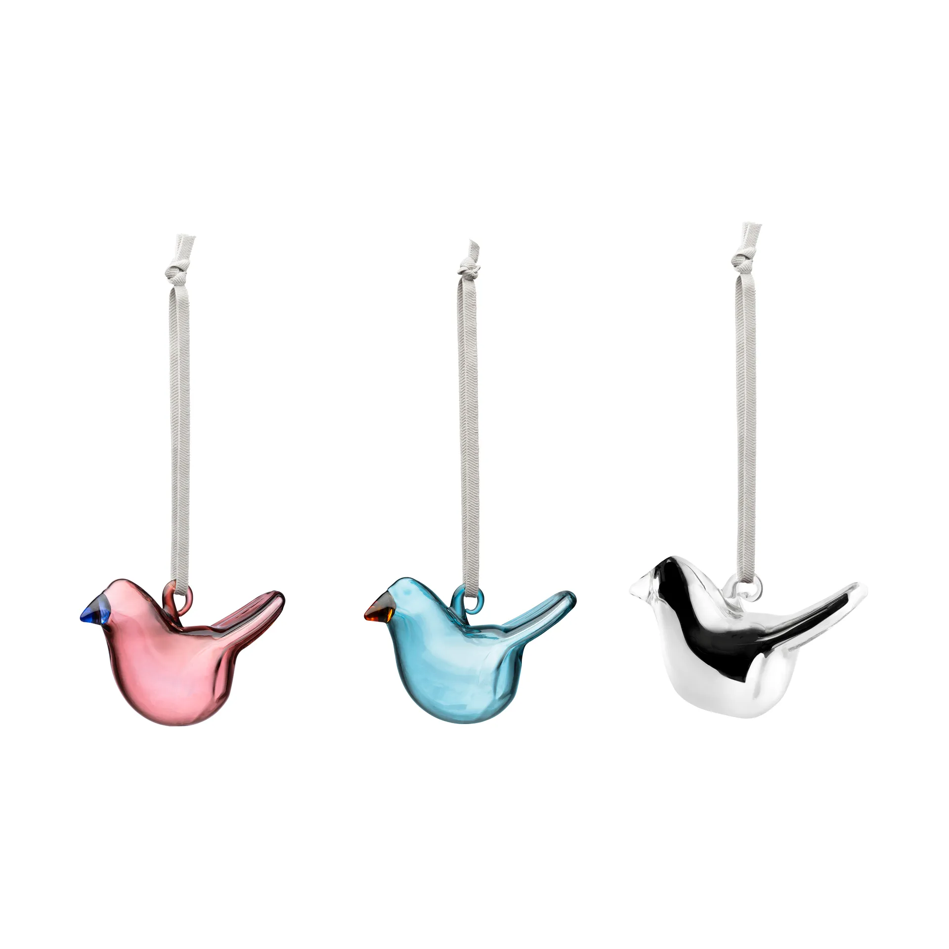 Iittala Oiseau en verre Iittala 2025 mix, lot de 3