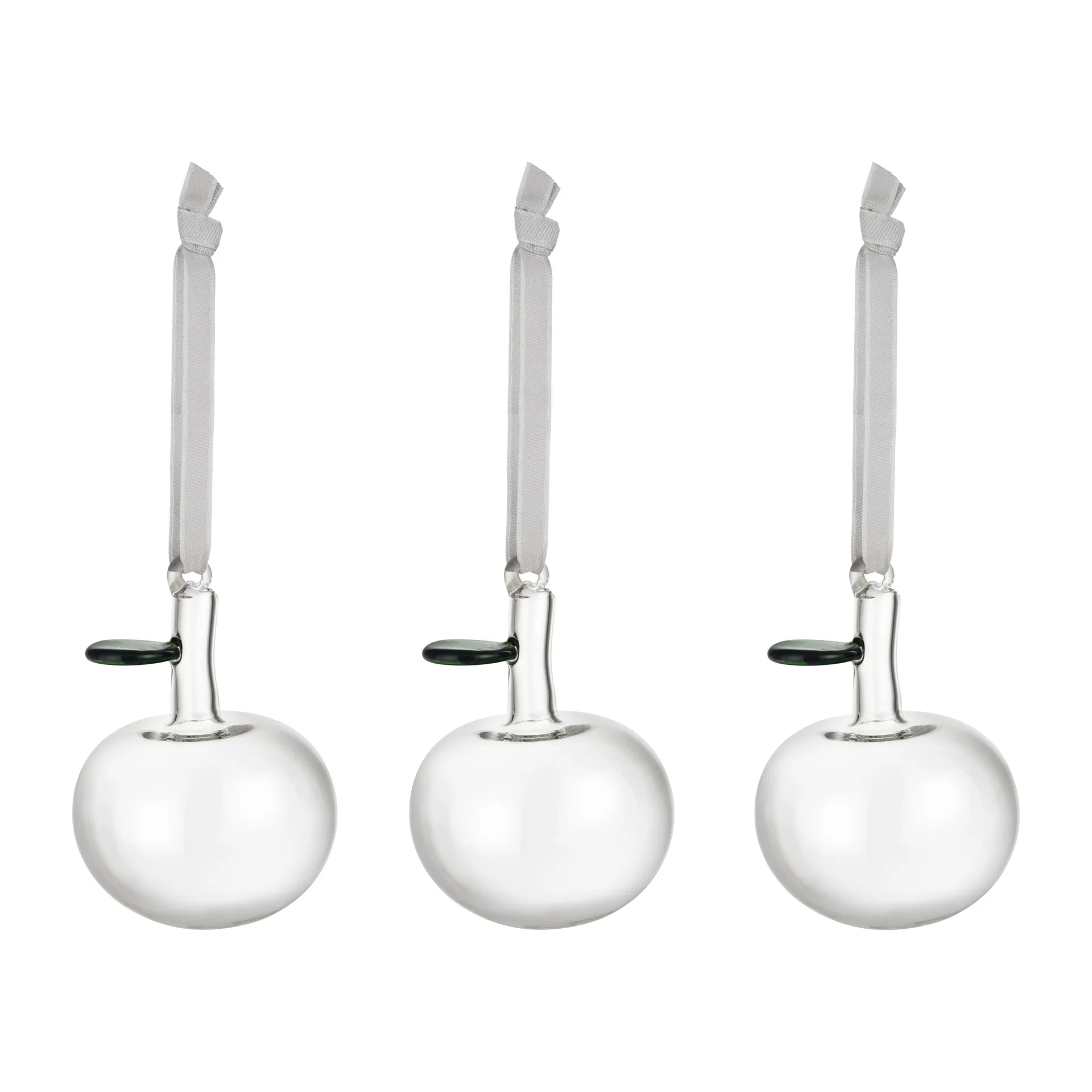 Iittala Pommes en verre Iittala Lot de 3 Transparent