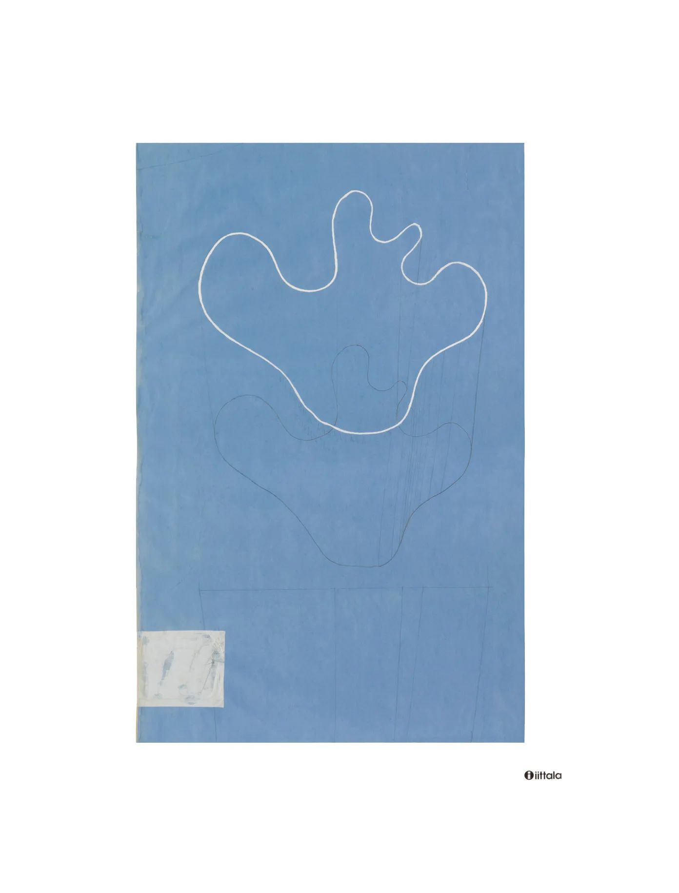 Iittala Poster Aalto Art Sketch Blue cm