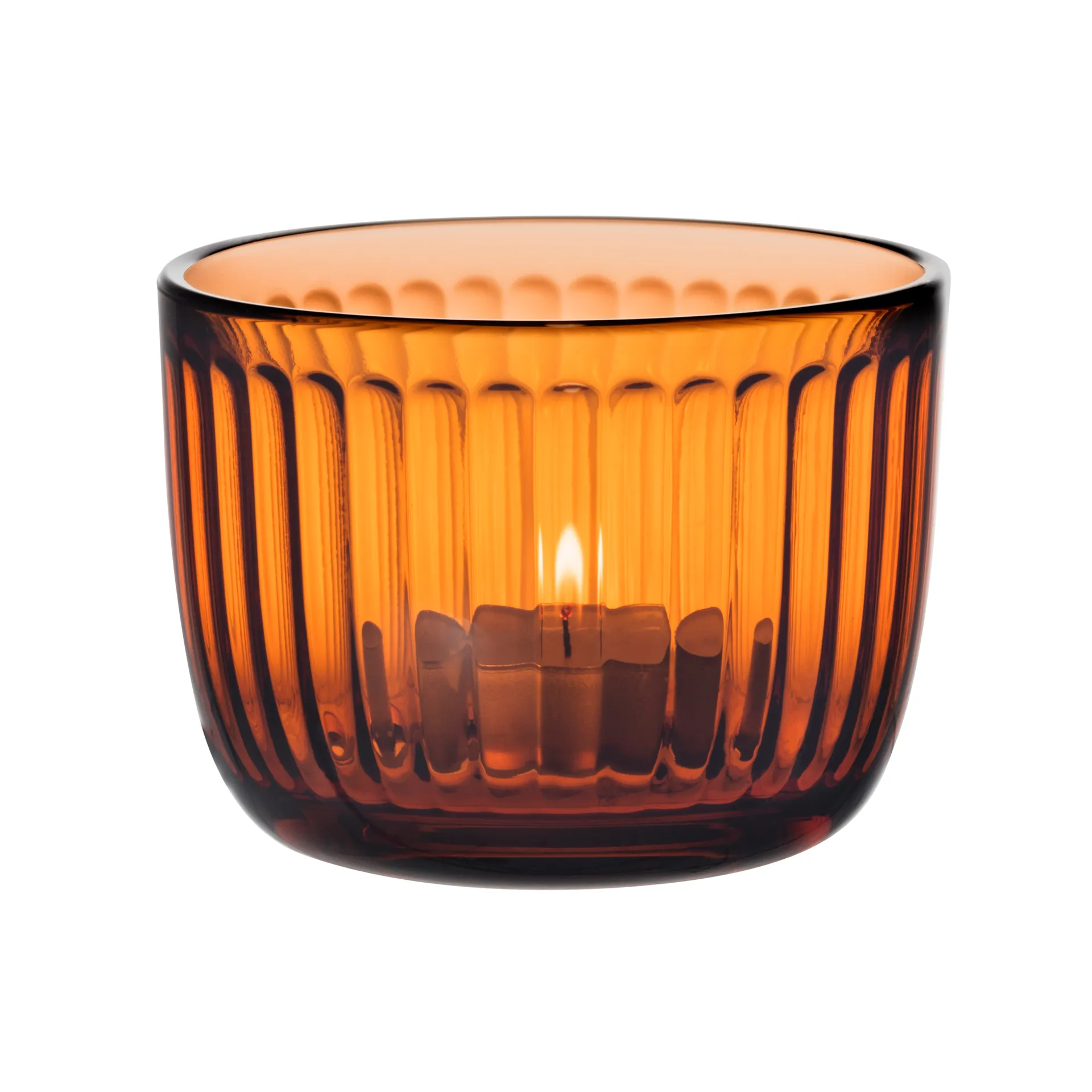 Iittala Raami support à bougie 90 mm Orange amère