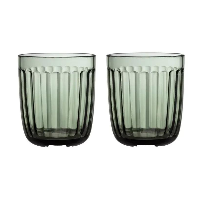 Iittala Raami vannglass 26 cl 2-stk. Furugr&oslash;nn
