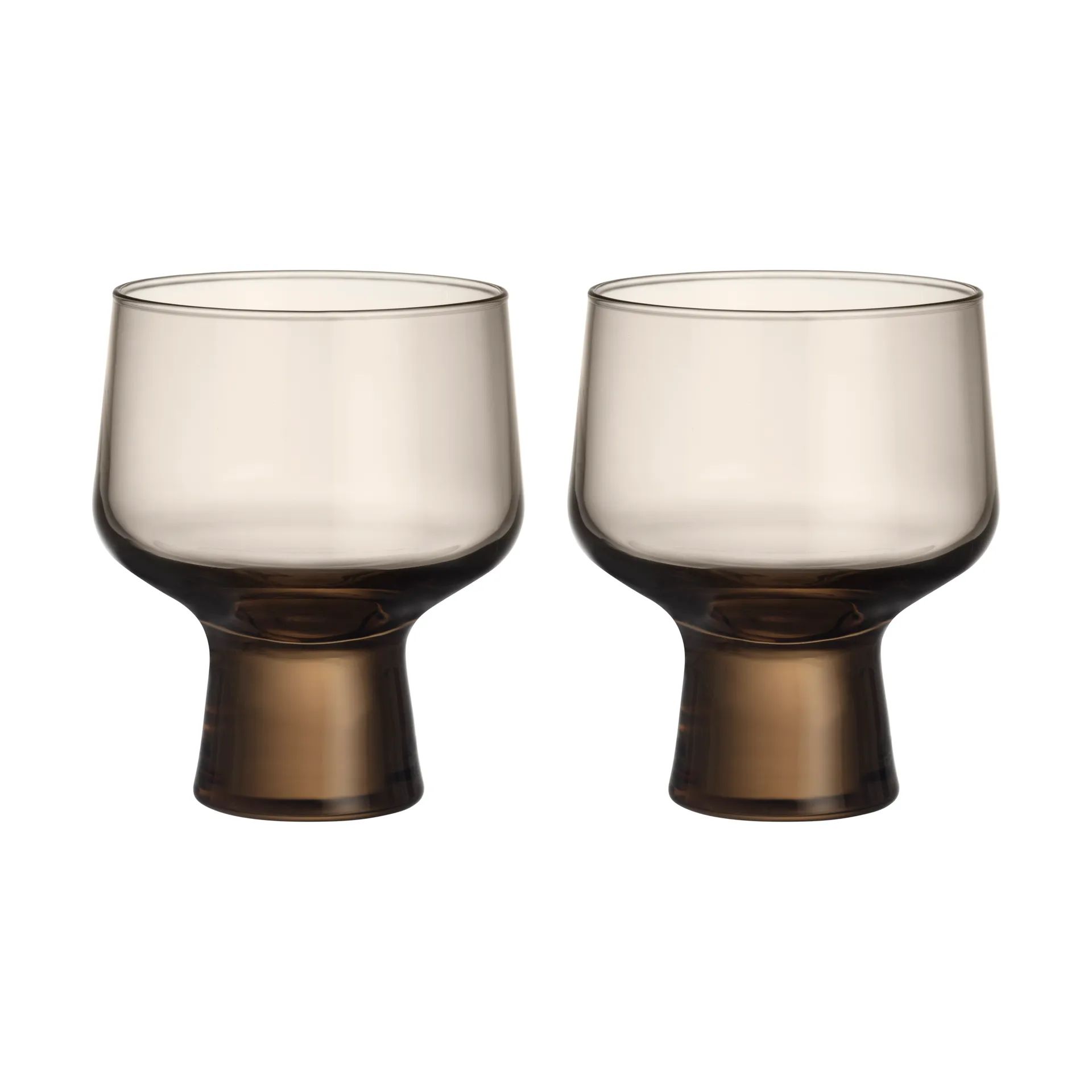 Iittala Solare glas på fod 29 cl 2-pak Linned