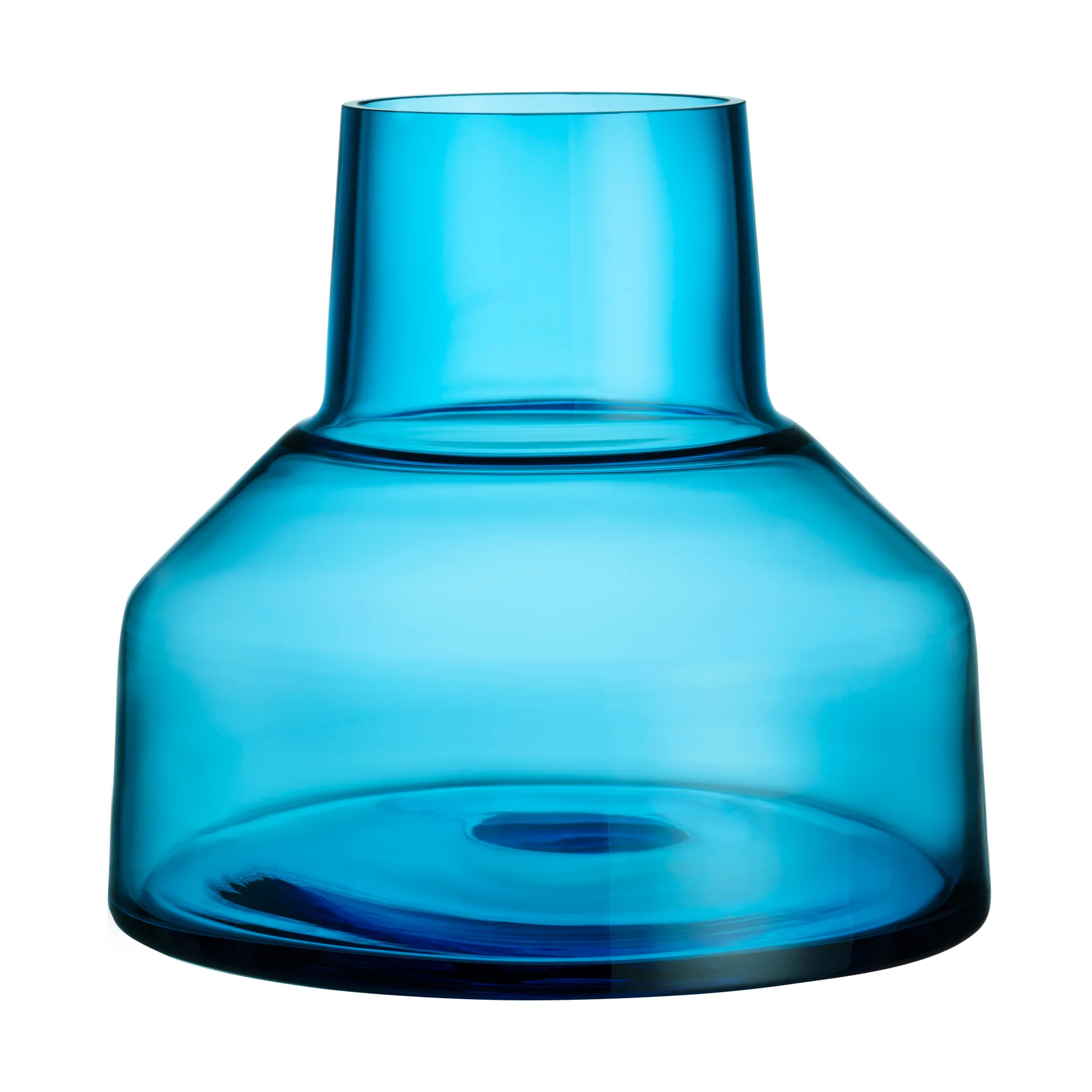 Iittala Solare vas l&aring;g &Oslash;22x20 cm Elektrisk bl&aring;