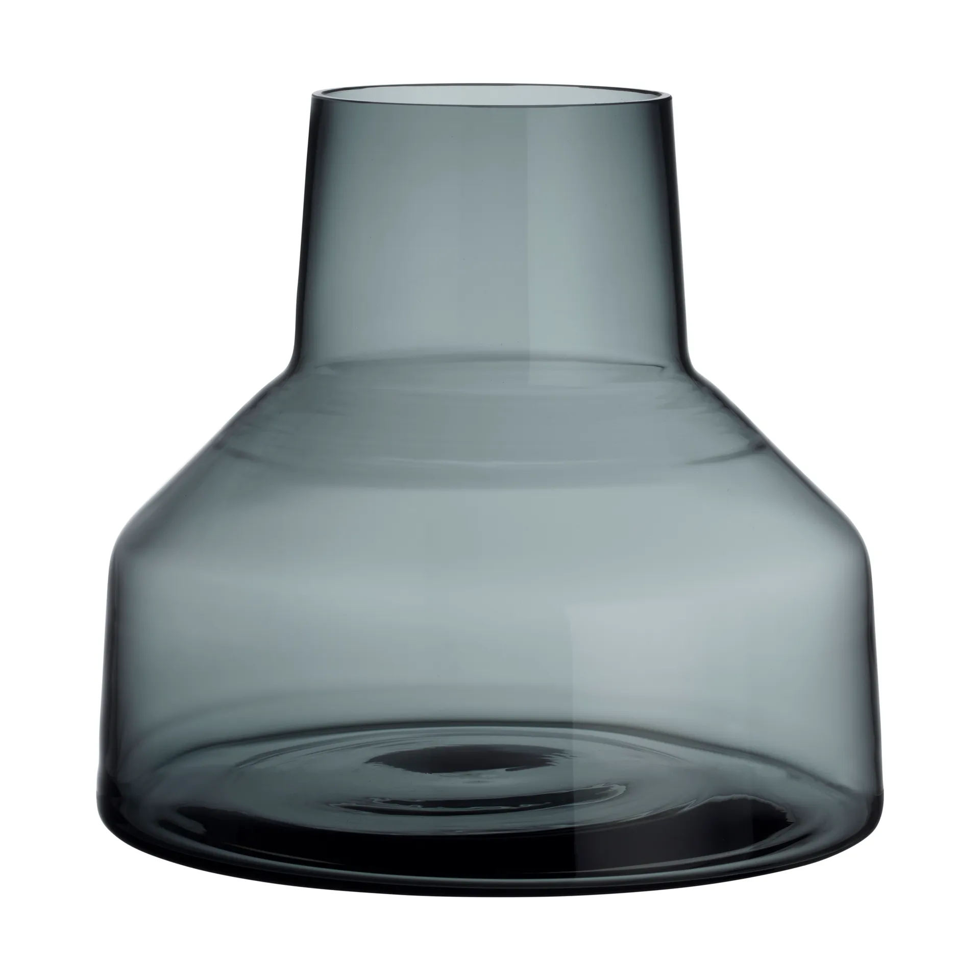 Iittala Solare vase lav Ø22x20 cm Stålgrå