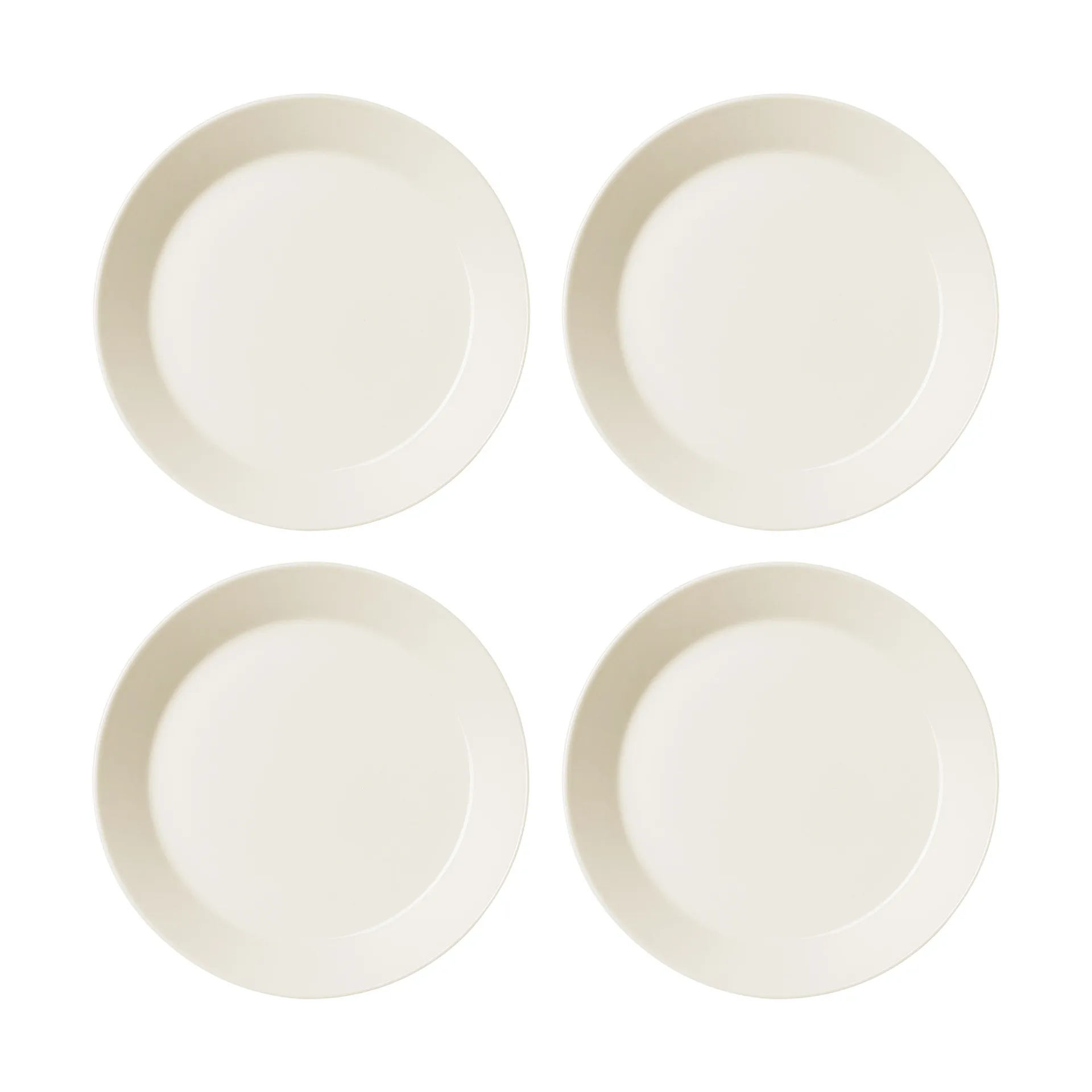 Iittala Teema asjett &Oslash; 21 cm 4-pakning Hvit