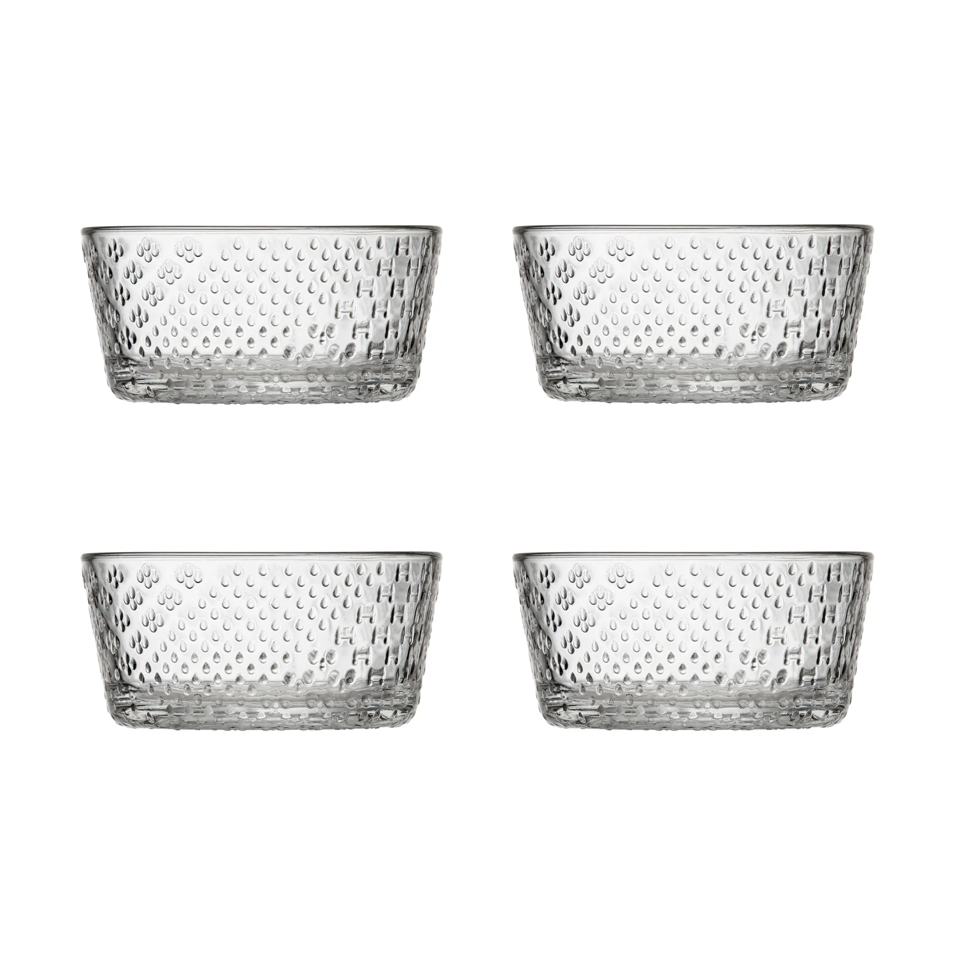 Iittala Tundra skål 25 cl 4-pack Klar