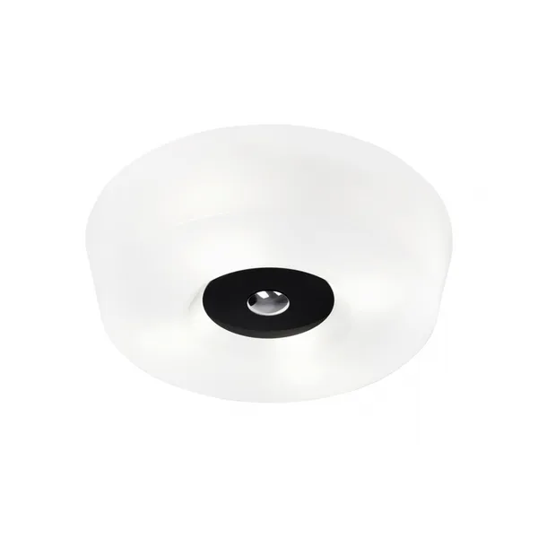 Yki 500 plafond, Vit, svart detalj