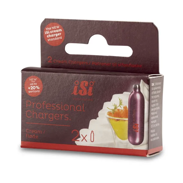 iSi Professional Chargers gräddpatroner, 2-pack