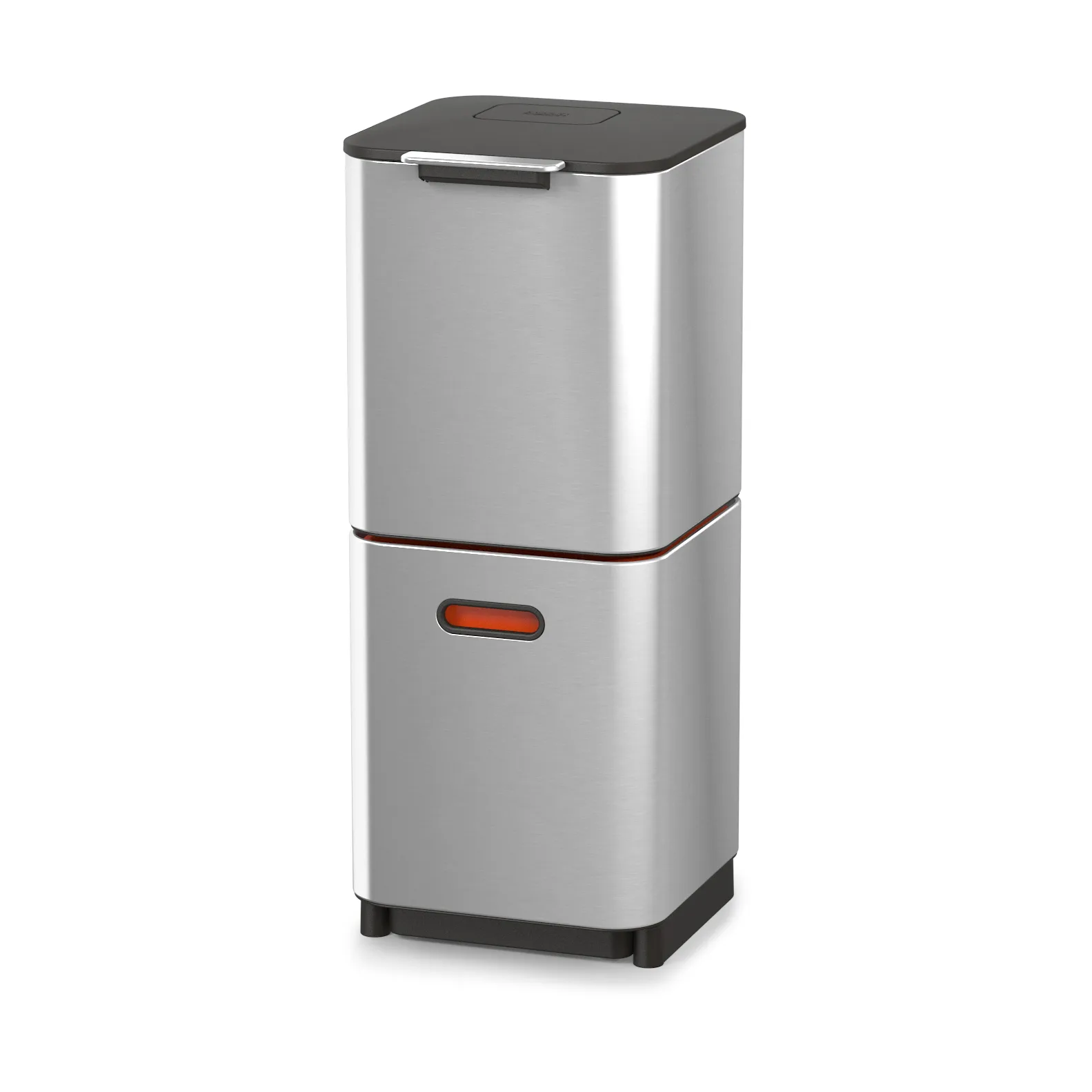 Joseph Joseph Totem Compact Affalds- og Genbrugsbeholder - 40L, Rustfrit stål