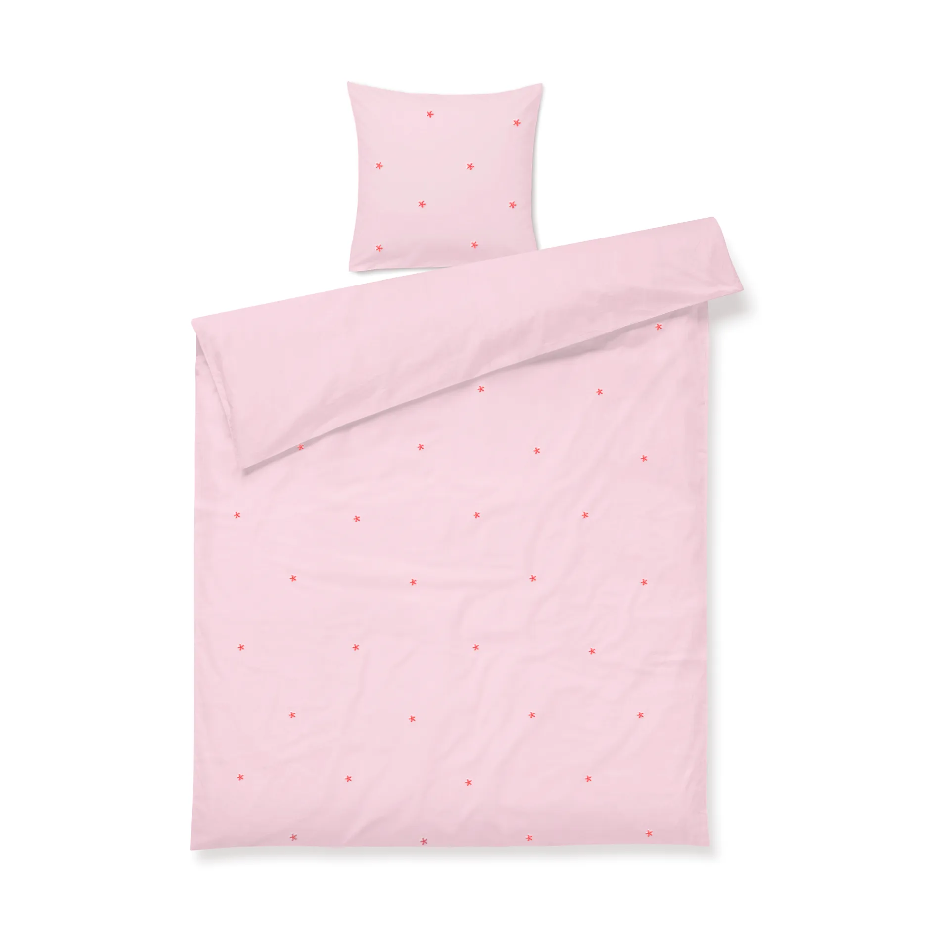 Juna Ensemble de lit Daisy cm Pink-rouge