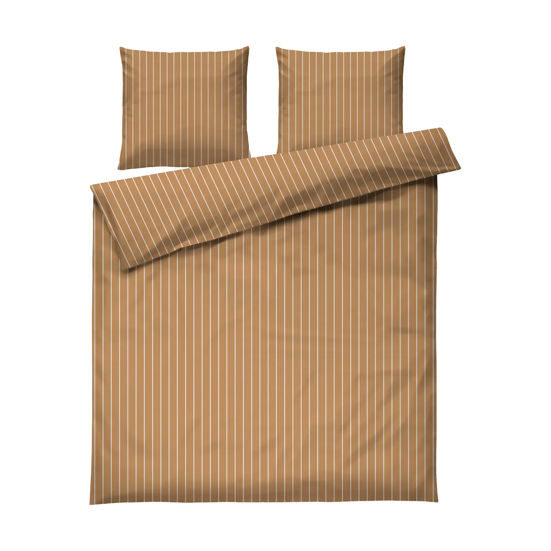 Juna Parure de lit Soft, cm Caramel-off white — vue 3