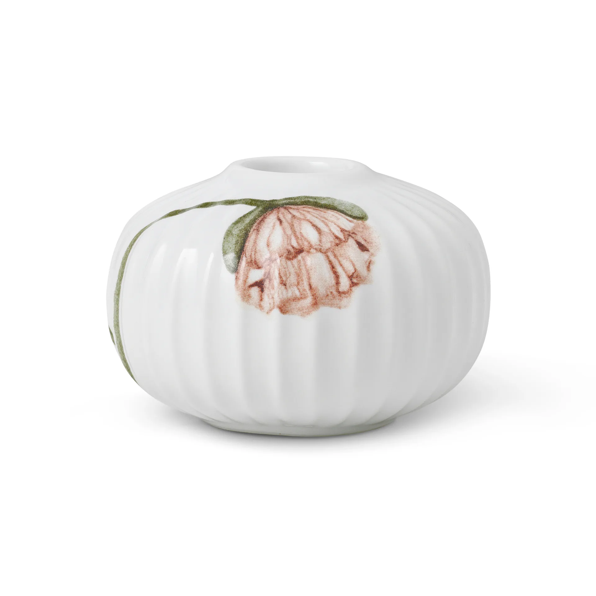 Kähler Bougeoir Hammershøi Poppy Ø7,5 cm Blanc