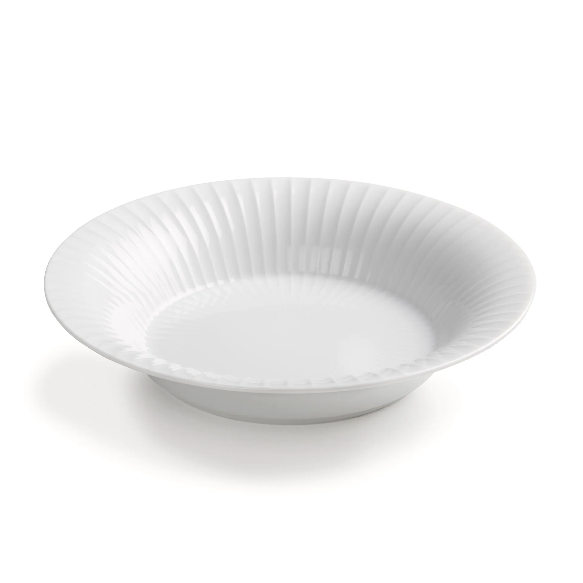 Kähler - Hammershøi Dyb Tallerken - ø 21 Cm - Hvid
