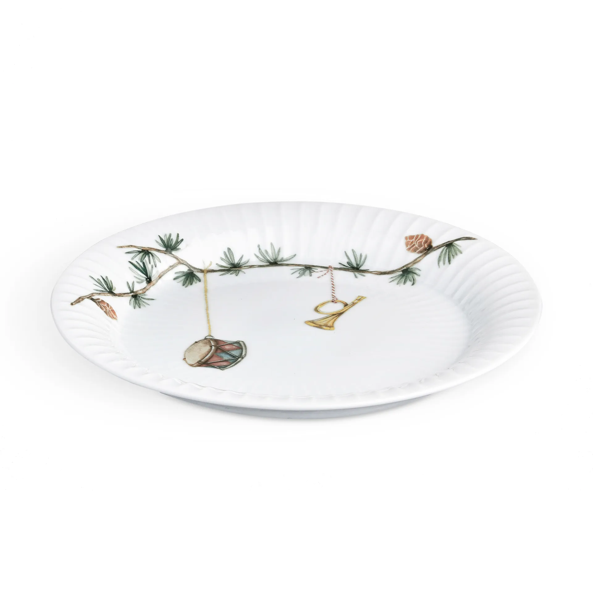 Kähler - Hammershøi Jul Desserttallerken - ø 19 Cm - Porcelæn