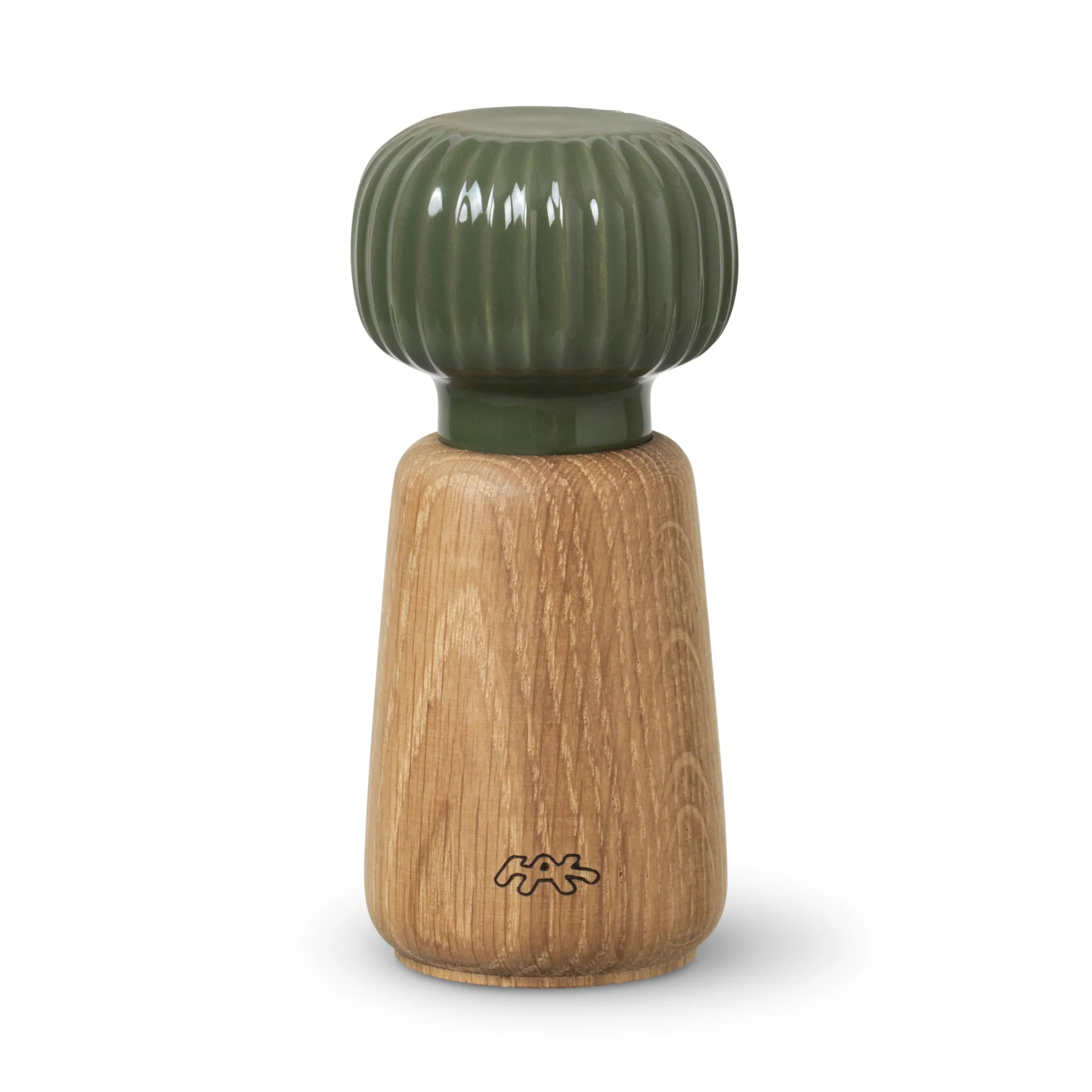 Kähler - Hammershøi Kværn, H 14,5 cm, mørk grøn