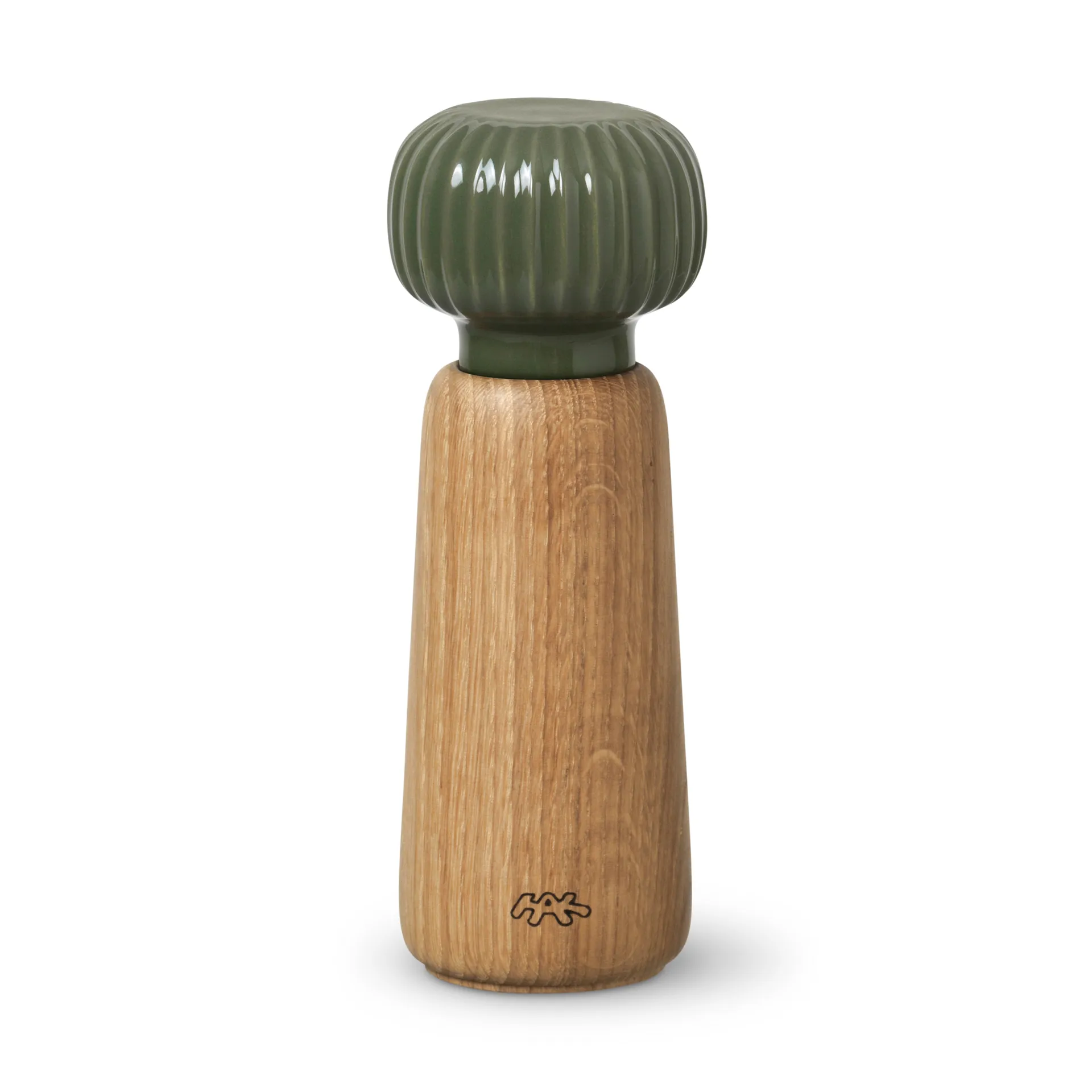 Kähler - Hammershøi Kværn, H 18.5 cm, mørk grøn