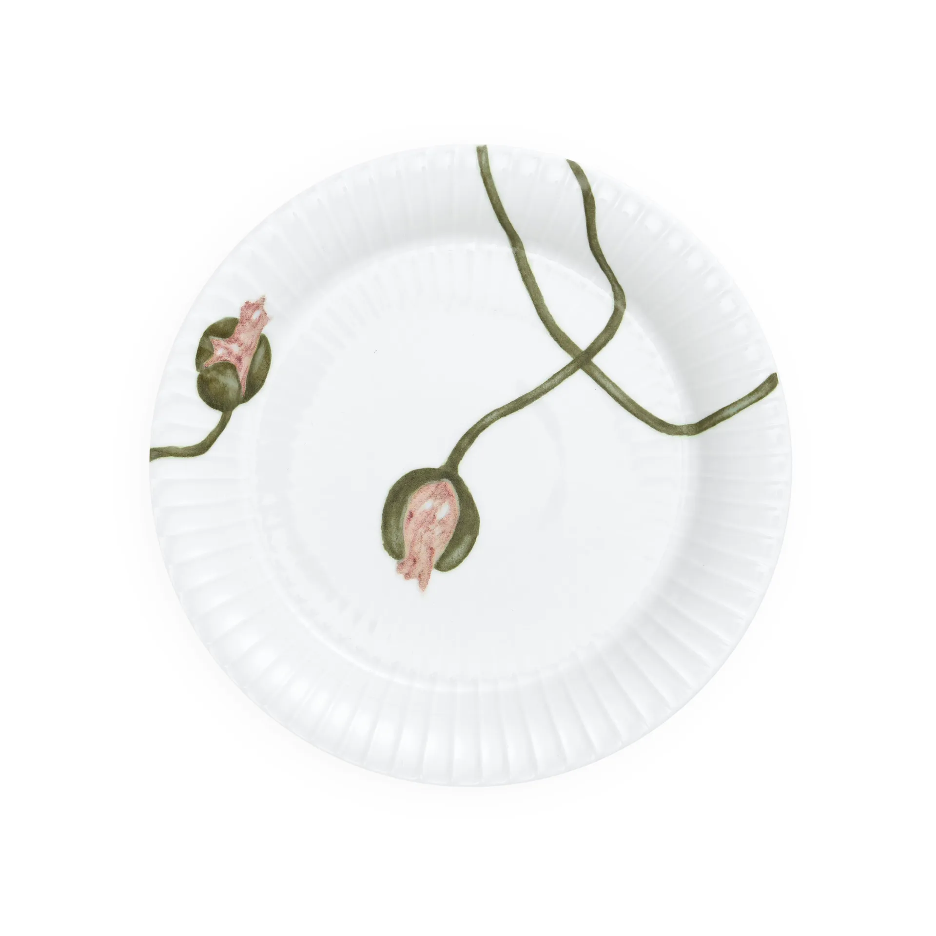 K&auml;hler Hammersh&oslash;i Poppy assiett 19 cm Vit