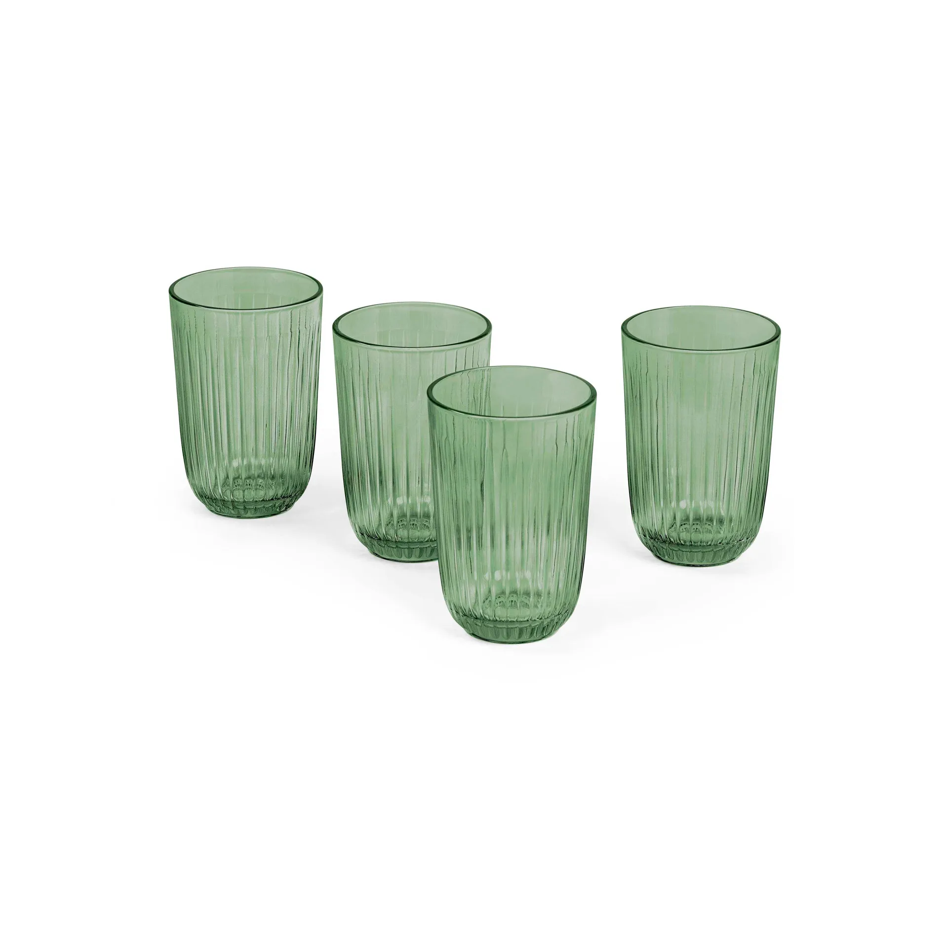Kähler - Hammershøi Vandglas 37 cl grøn 4 stk.