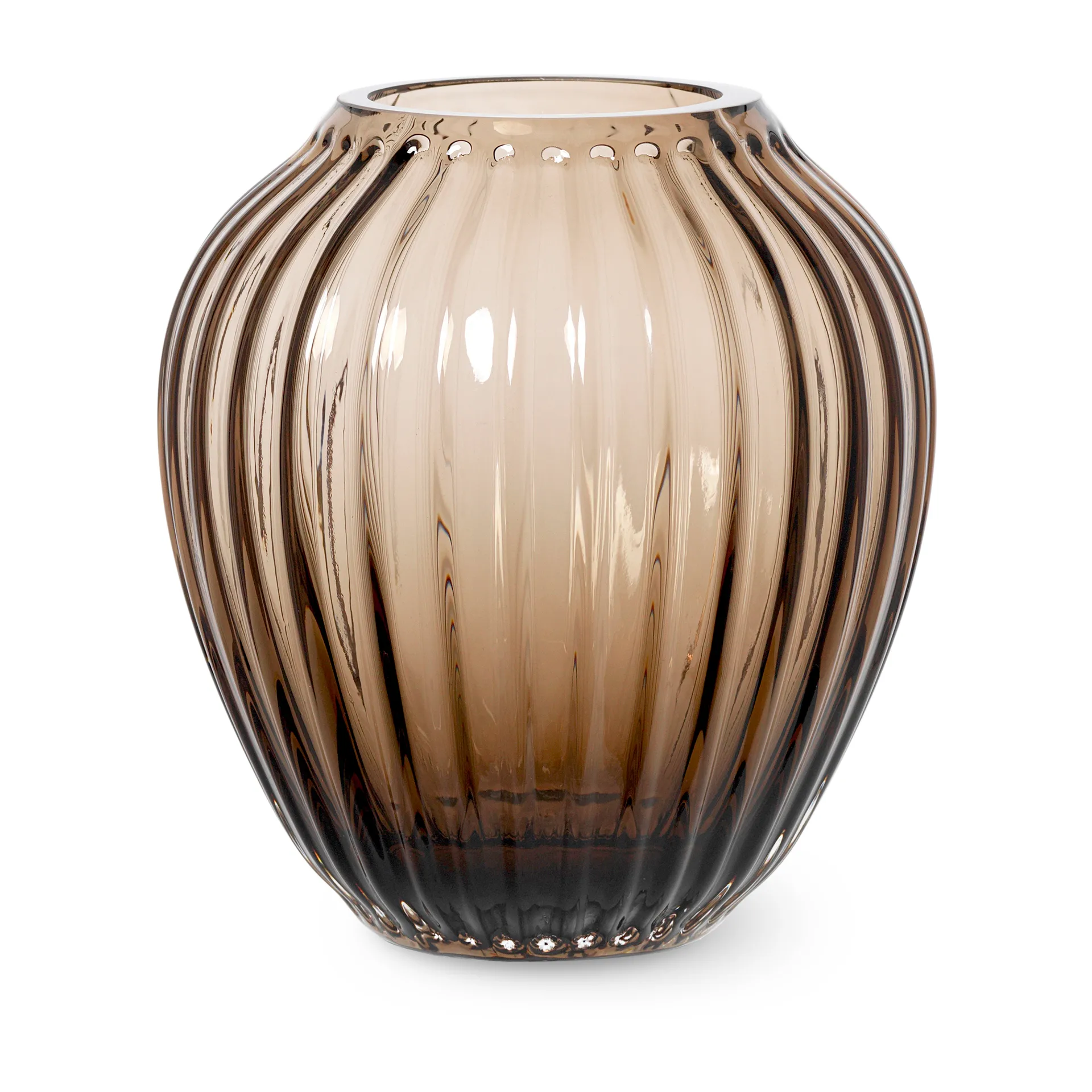 Kähler Vase en verre Hammershøi Noyer