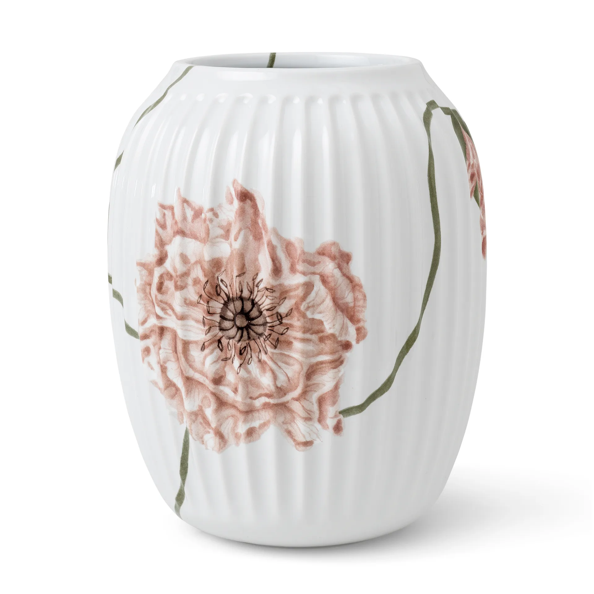 Kähler Vase Hammershøi Poppy Blanc — vue 3