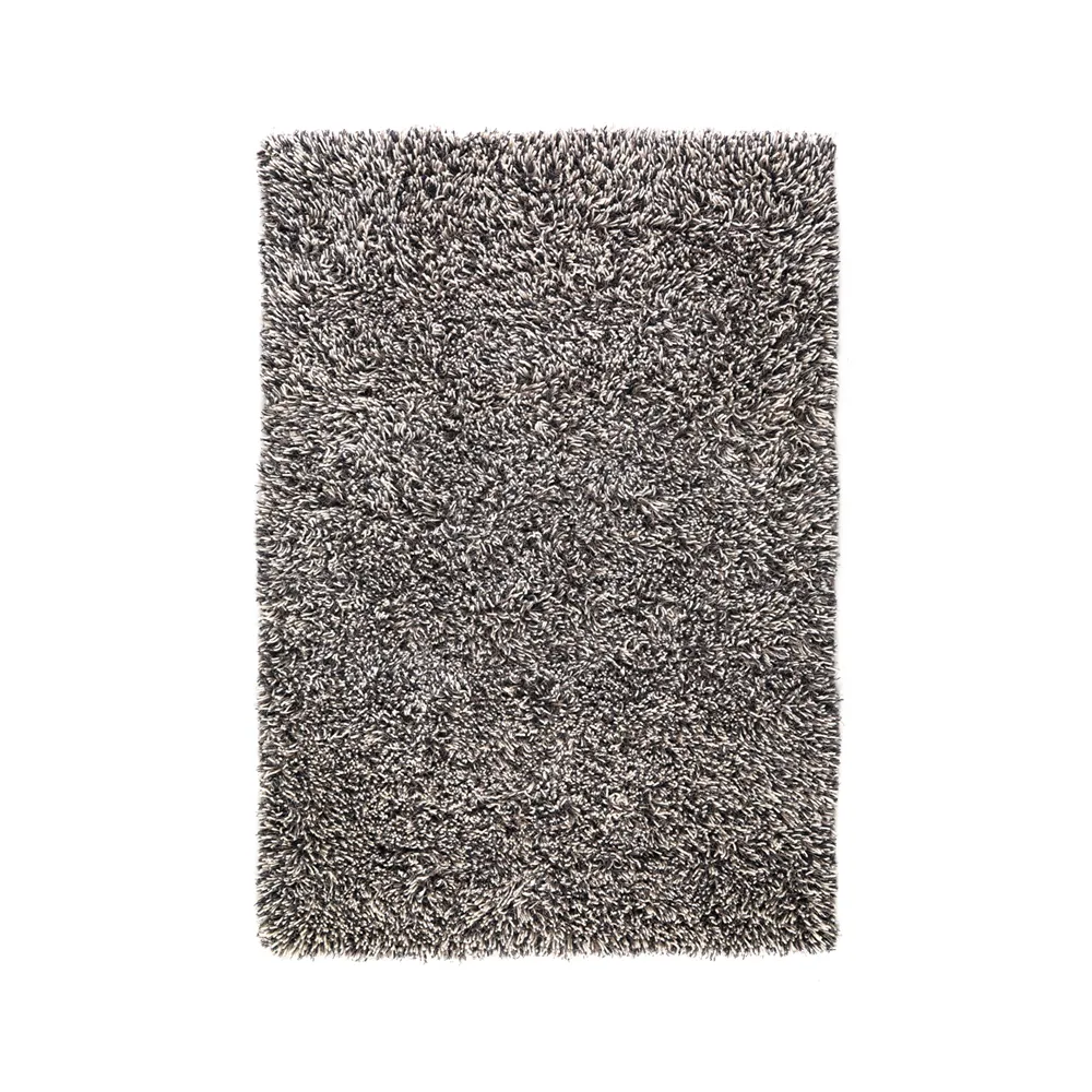 Kateha Tapis Shaggy white/charcoal, cm