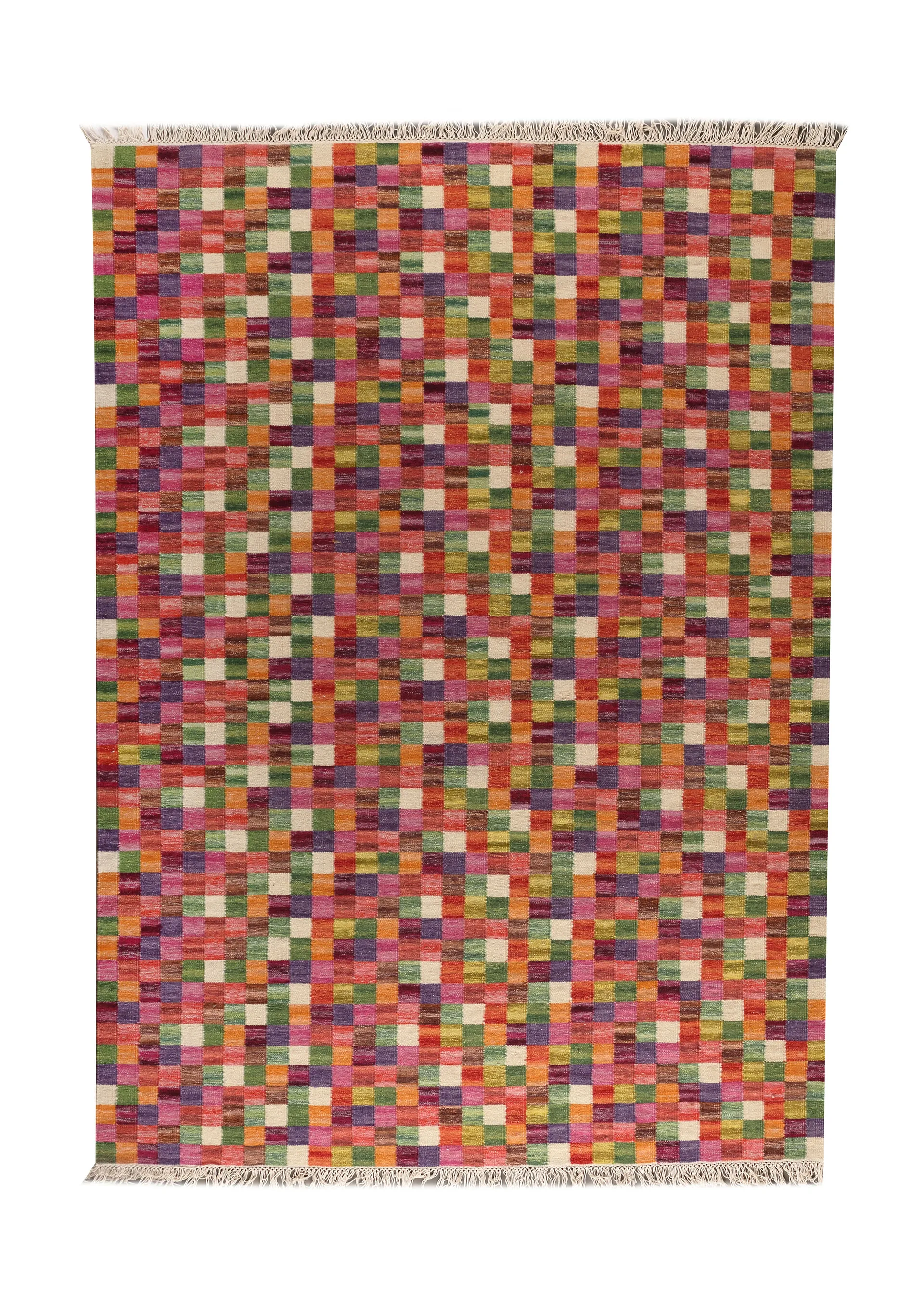 Kateha Tapis tissé à la main multi Small Box cm
