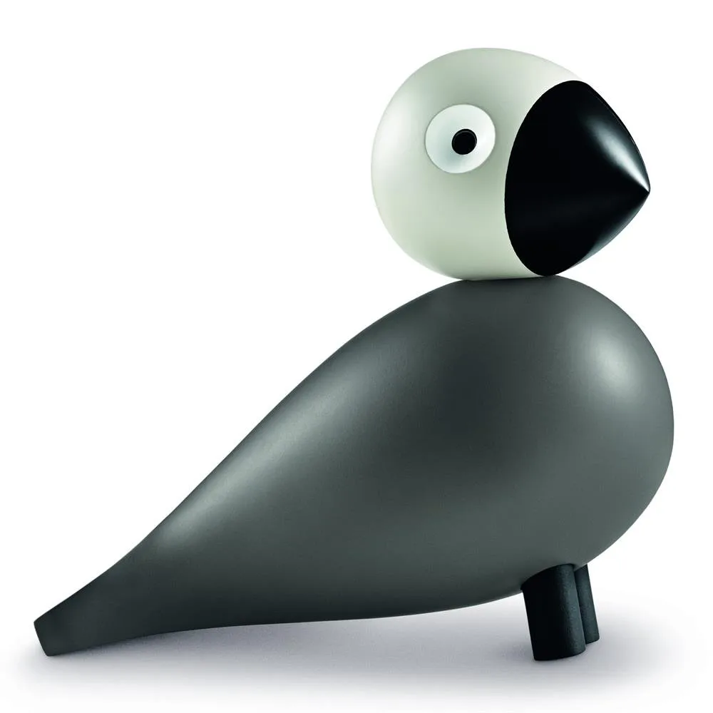 Kay Bojesen Denmark Figurine oiseau chanteur Ernst gris