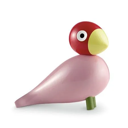Kay Bojesen Denmark Figurine oiseau chanteur Ruth rose
