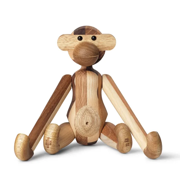 Kay Bojesen apa jubileumsutgåva mixed wood, Liten