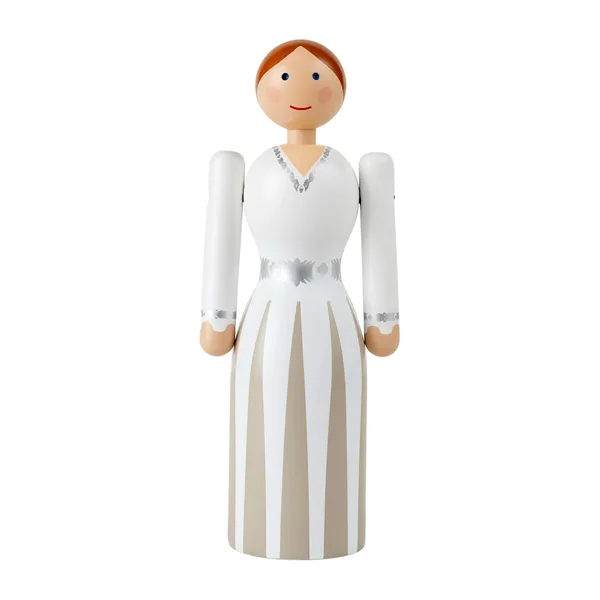 Kay Bojesen brud, Vit, 17 cm