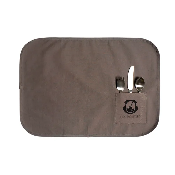 Grand Prix barnbestick och bordstablett 4 delar, Matte steel