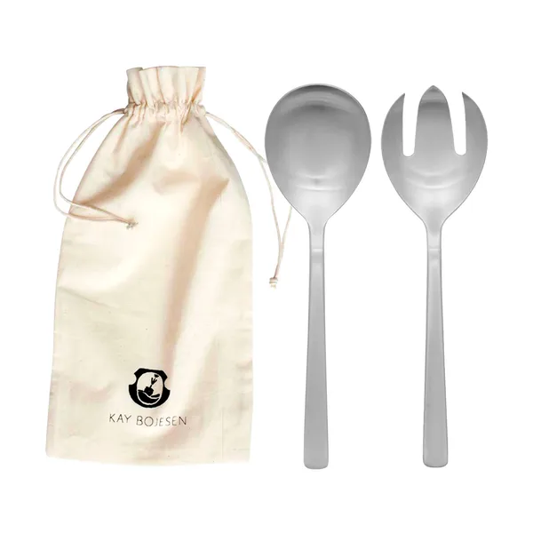 Grand Prix salladsbestick 23,5 cm 2 delar, Matte steel
