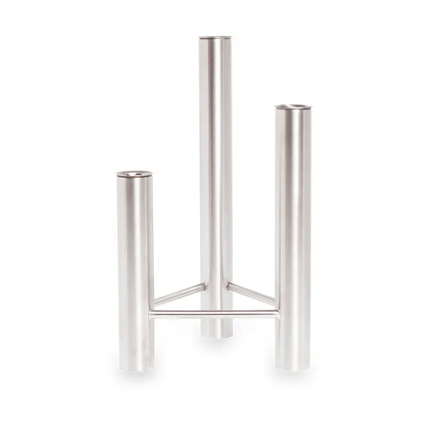 VISTA vas och ljusstake, Matte steel