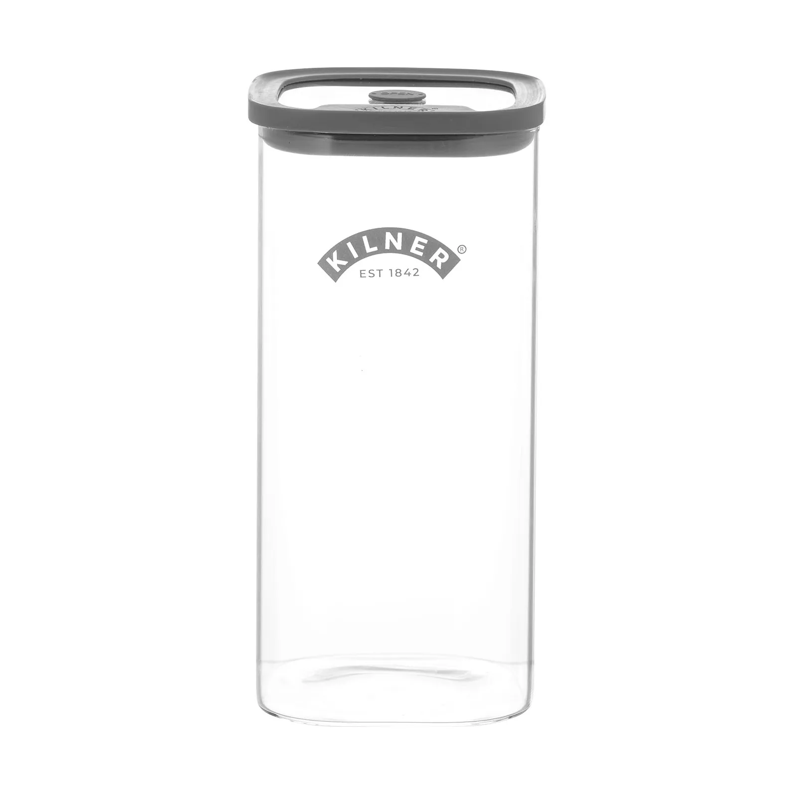 Kilner Bocal FRESH Kilner pour conservation Transparent-gris, 1,5 L