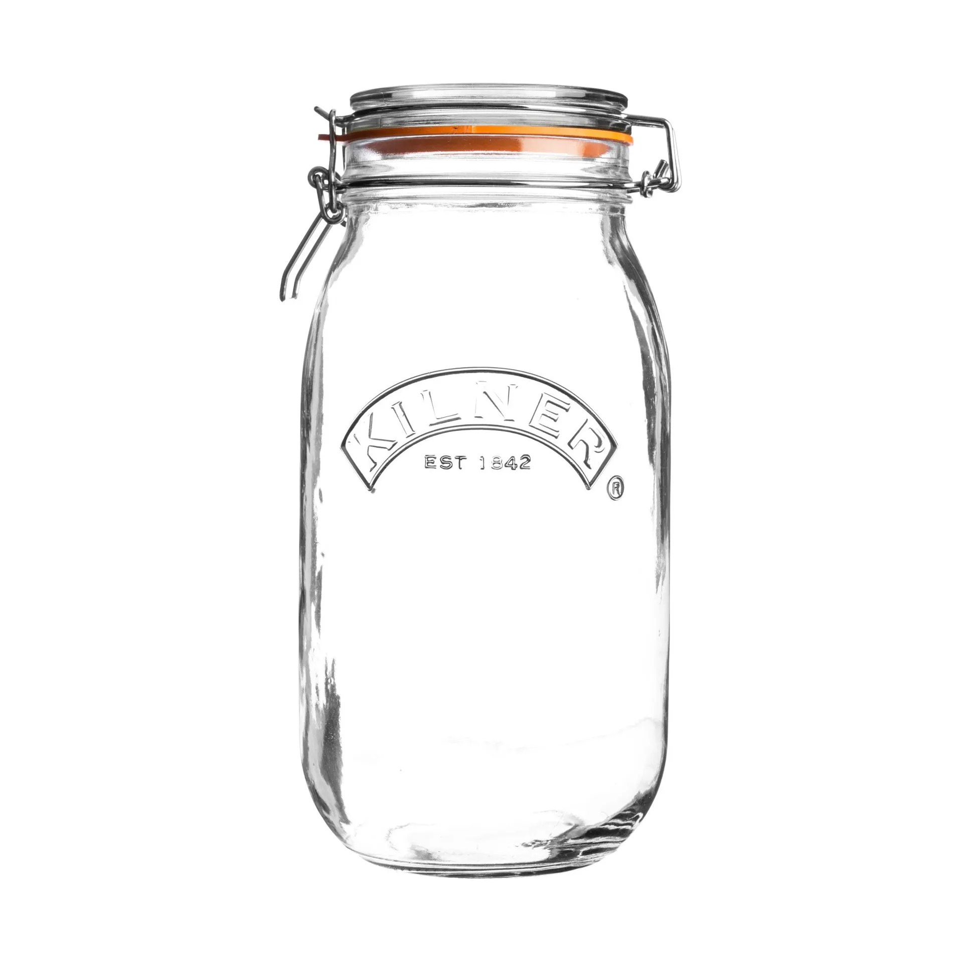 Kilner Bocal rond avec fermeture mécanique Kilner Transparent, 3 L